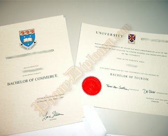International New Zealand Fake Diplomas With Embossed Seals
